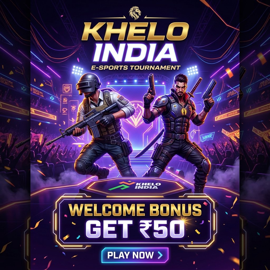 Khelo India Welcome Bonus